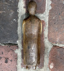 Early Primitive Hand Carved Wooden Man