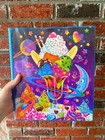 Rare Vintage Lisa Frank Galactic Sundae Trapper Keeper Stuart Hall Halloween