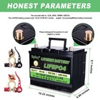 Bgdaq 12 8v 60ah Start-stop Lithium Battery  930cca Lifepo4 Starting Battery