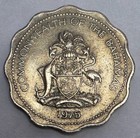 1975 Bahamas 10 Ten Cents - Circulated Copper Nickel World Coin - L4
