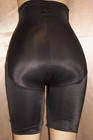 Vtg Black Shiny Nylon Spandex Long Leg Panty Girdle Xl