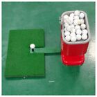 stock In Us   Golf Ball Dispenser On The Real Golf Course With Driving Mat