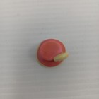 Porcelain Small Hinged Trinket Hat Box With Pink Mini Hat Inside