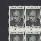 Sir Winston Churchill Wwii - Vintage Mint Set Of 4 Stamps 61 Years Old 