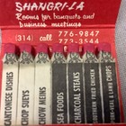 Matchbook Shanghai La Restaurant Special Matches Full Unstruck              Vintage