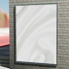 Wall Mounted Banner Picture Poster Frame Black Horizontal Vertical Wall Display