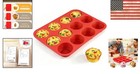 Elegant 12-cup Silicone Muffin Pan  Nonstick  Oven   Dishwasher Safe Baking Mold