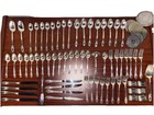 1847 Rogers Bros First Love Silverplate Flatware Set 72 Pc Chest   Extras