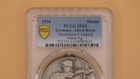 1934 Leipzig Germany Third Reich Silver Medal Pcgs Sp63 Rare