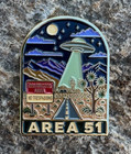 Area 51 Enamel Lapel Pin - Road Trip Americana     Ufo  Alien Abduction Badge