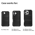 For Iphone 16 Plus Case Shockproof Heavy Duty Rugged Matte Drop Protection Cover