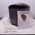 West Bend Hi-rise Bread Maker 12 Preset Digital Dual Paddles Gray Tested