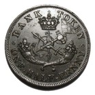 1854 Bank Of Upper Canada Half Penny Token Old Canadian Coins