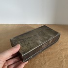 Antique Victorian Silver Plated Desk Jewelry Box W  Monogram