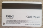 Palms Casino Las Vegas Club Palms Red White Slot Card