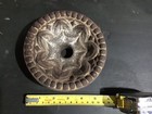 Antique Cast Iron Architectural Building Anchor Plate