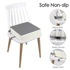 Toddler Booster Seat For Kitchen Chair  Waterproof Pu Support Cushion
