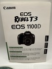 Canon Eos Rebel T3   1100d Genuine Camera Instruction Manual Guide  3 Languages 