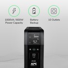 Apc Ups Back-ups Pro  1000va Sinewave Ups Battery Backup  Surge Protector  Lc   