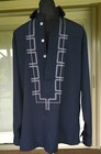 En Barong Filipino Mens Shirt Medium Abalone Buttons Formal Dress Nice New 