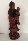Carved Confucius  Statue Asian Oriental Figure 10  Tall