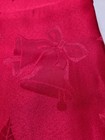 Sofalker Home Red Christmas Jacquard Tablecloth Bells Holly 60x84 Rectangular