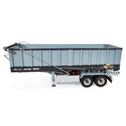 Used Us Stock 1 14 Metal 2axle Hydraulic Rc Rtr Dump Trailer Tarpaulin Car Model