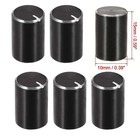 Us Stock 10pc Potentiometer Knob Black Rotary Knob 10mmx15mm Volume Control Knob