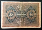 1919 Germany Banknote 50 Mark Paper Note German Money Ww1 Wwi Europe Currency