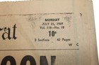 Men Walk On The Moon Newspaper July 21 1969 St  Louis Globe Democrat Full Paper