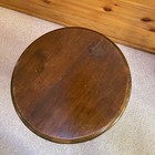 Mcm Vtg Toledo Adjustable Industrial Metal Base Swivel Chair Stool   Wood Seat