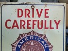 Vintage American Legion Drive Carefully Sign - Protect Our Children