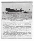 Ww2 American Merchant Ship Ss Lehigh Ship Sinks 1941 Magazine Photo