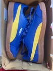 Puma Club 5v5 Sd Jr Royal Blue And Yellow Size 6 Brand New