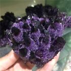 310g  Raw Dark Purple Phantom Amethyst Cluster Crystal Geode Specimens Ornament