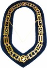 Master Mason Gold Chain Collar - Black Velvet Backing