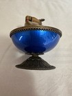 Vintage Evans Blue Urn Table Lighter Working