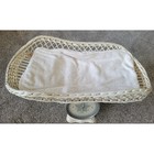 Vtg Wicker Baby Scale Antique Nursery Decor Photo Prop Cottagecore Shabby Chic