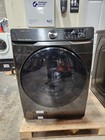 Samsung Front Load Smart Washer dryer 5 7 5 Cu ft 27  Electric Black Set Scratch