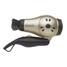 Compact Gold Black Hair Dryer Lightweight Dual Voltage Travel Ready Ionic Tec   