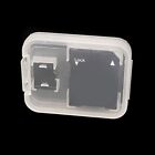 10pcs Micro Sd Sdhc Memory Card Case Holder Box Storage Hard Plastic Transparent