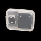 20pcs Micro Sd Sdhc Memory Card Case Holder Box Storage Hard Plastic Transparent