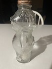 Vintage Antique Original 2 Glass Pig Piggy Banks Bottles 40   s Syrup 8   