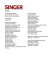 Singer 5040 Instruction Book Manual - Double Wire Bound - Sturdy Covers