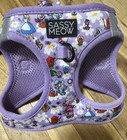 Sassy Meow Alice In Wonderland Purple Cat Harness   Leash Set Medium
