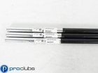 3pc New Kbs Tour Custom Series  matte Black   White  120 Stiff Flex Wedge Shafts