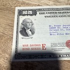 August  1945 Series E  25 United States War Savings Bond Q 708 113 068e
