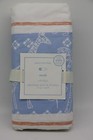 Pottery Barn Kids Baby Crib Skirt Noah Blue White Boy s Animal  28 x52  Nwt  79