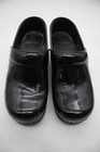 Dansko Clogs Women s Eu Size 36 Nursing Patent Leather Slip On Black Shoes