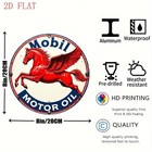 Mobilgas Pegasus Vintage Style Metal Sign Garage Man Cave Office